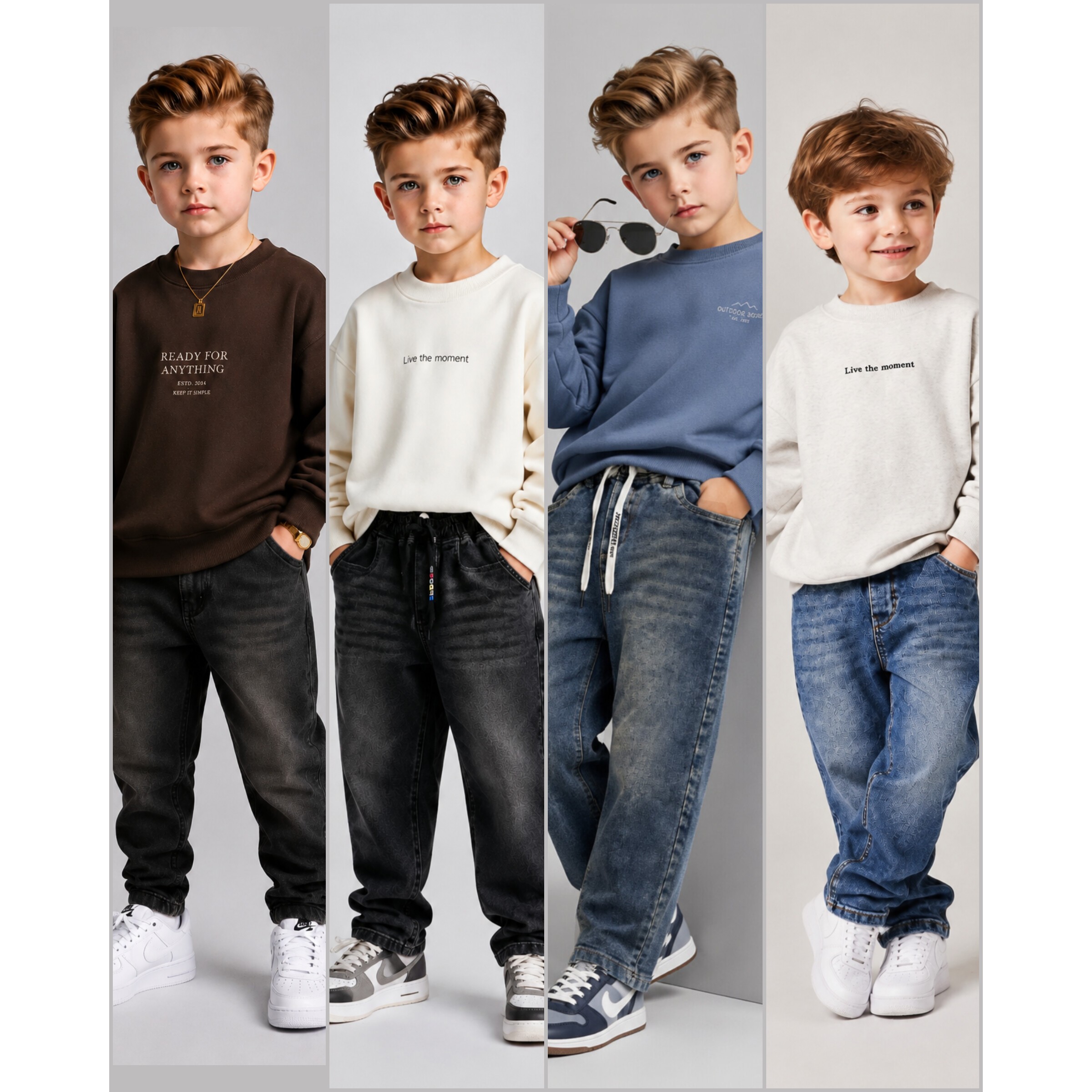 بلوز دورس پسرانه دونخ لاکرا دار،لباس پاییزی پسرانه، دورس پسرانه دونخ